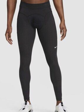 Nike APS Tights Mens L Black Dri Fit ADV  Pants Running Compression DR1890-010
